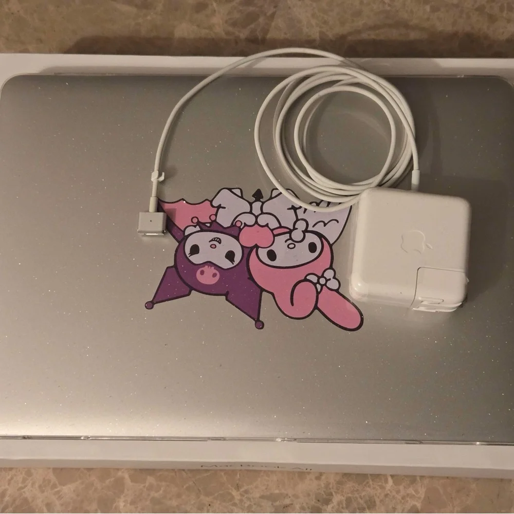 Apple MacBook Air Silver with Mint Green Keyboard Cover